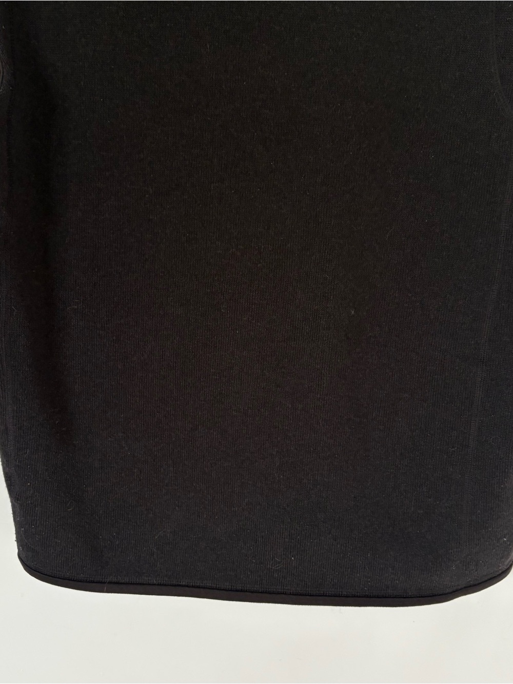 Patagonia Men’s Better Sweater Full Zip Fleece Vest Black Size XL - Mersino Logo - Picture 12 of 12